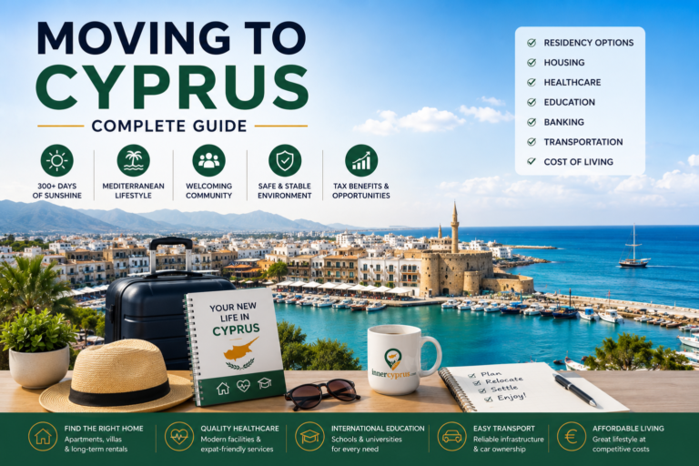 Moving to Cyprus complete guide for 2026 covering residency housing healthcare education banking and cost of living
