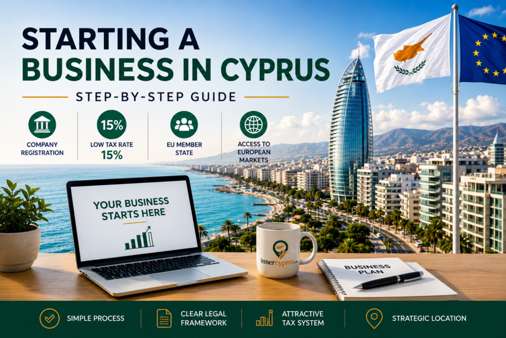 Starting a business in Cyprus in 2026 including company registration taxes banking and legal requirements